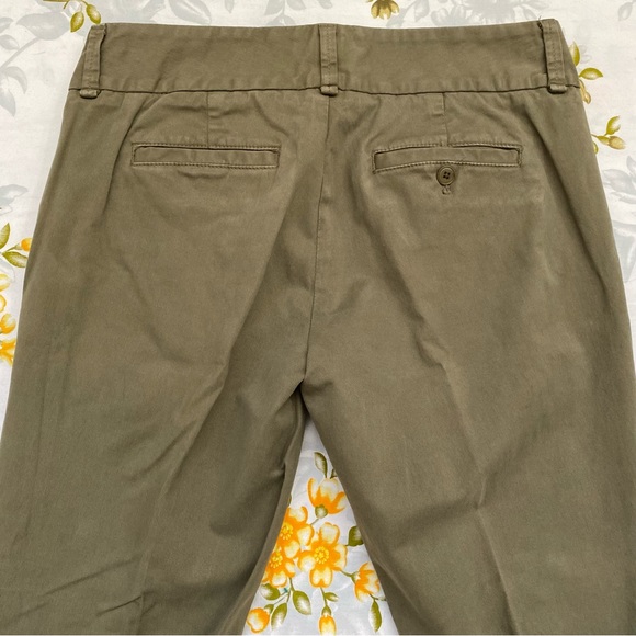 J. Crew Size 4 Olive Green Andie Pant - Picture 6 of 10